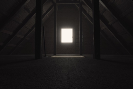 empty attic