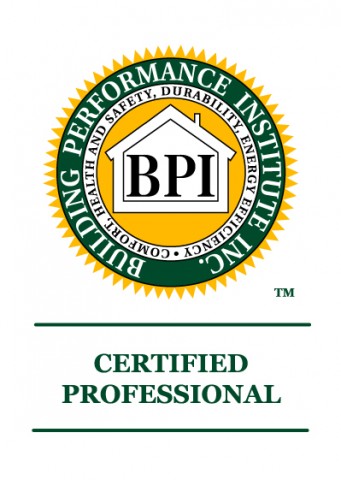 Building Performance Institute certified professionals logo