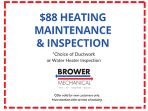 Brower Special $88 Heating Maintenance Offer Coupon thumbnail
