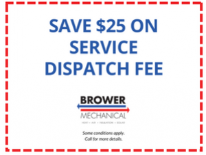 Brower Special Save $25 on Service Dispatch Fee thumbnail