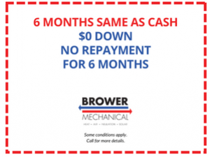 Brower Special - 6 Months Same As Cash Financing Offer thumbnail