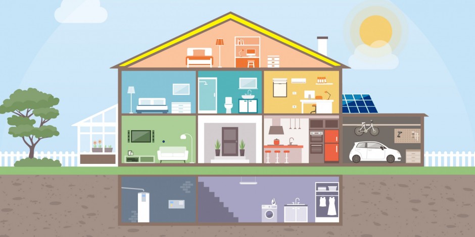 Preview graphic of an energy efficient house 