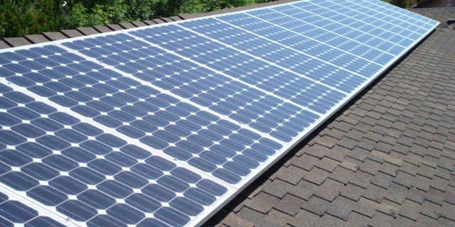 ground mounted solar panel system